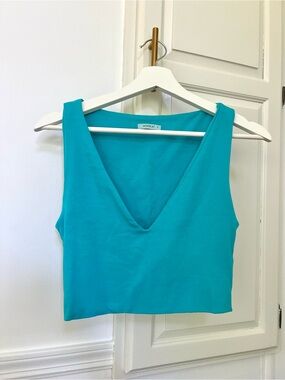 Kookai Turquoise crop top
